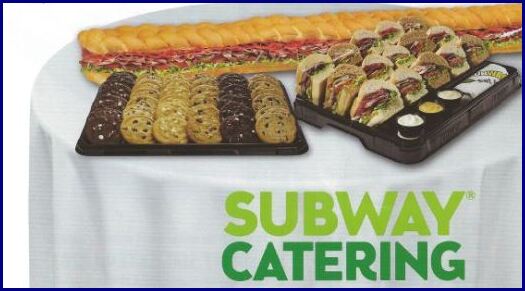 Subway Catering Menu With Prices