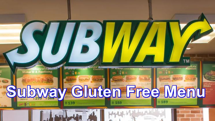 Subway Gluten Free Menu